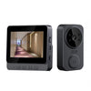 Timbre con intercomunicador visual inalámbrico 2.4G, pantalla IPS de 4.3 pulgadas con monitor de cámara y visión nocturna