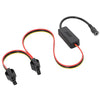 Adaptador DC5525 al cable de alimentación del disco duro, modelo: CC a 4 pines uno a dos