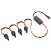 Adaptador DC5525 al cable de alimentación del disco duro, modelo: CC a 4 pines uno a cuatro