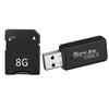 Tarjeta de memoria para cámara digital CCD + lector de tarjetas (8G)