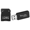 Tarjeta de memoria para cámara digital CCD + lector de tarjetas (128G)