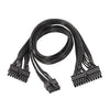 60cm para EVGA 10Pin/18Pin a 24Pin Cable plano módulo Cable tarjeta gráfica bloque Cable