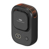 HX-150A Pantalla digital para exteriores Carga USB silenciosa Ventilador de cuello colgante de cintura sin aspas (negro)