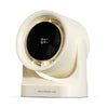Ventilador de sobremesa con turbina de montaje en pared con pantalla digital y carga USB de 100 velocidades HX-F315 (blanco)