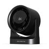 Ventilador de sobremesa con turbina de montaje en pared con pantalla digital y carga USB de 100 velocidades HX-F315 (negro)