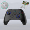Controlador de juegos inalámbrico Bluetooth Z03 para Switch / IOS / Android / PC / PS3 / PS4, especificaciones: negro + soporte