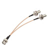 Conector Coaxial de cable BNC macho a BNC hembra RG316, 30cm