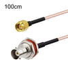 Cable adaptador Coaxial RF RG316 hembra impermeable a BNC macho SMA de 100cm