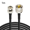 Cable adaptador BNC macho a UHF macho RG58 de 1 m