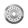 cuchilla de acero de tungsteno del reemplazo del cuchillo de corte de la fibra óptica de la superficie giratoria 16 de 22m m