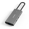 Blueendless 4K60Hz + Gigabit LAN + estación de acoplamiento de datos tipo C, especificaciones: 6 en 1 gris