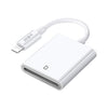 JINGHUA Lector de tarjetas de teléfono móvil Convertidor Lector de tarjetas de memoria, Modelo: Lightning con cable SD
