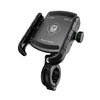 Kewig M8S Soporte de navegación de aluminio para bicicleta Soporte para teléfono celular para ciclismo al aire libre (negro)