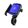 Kewig M8S Soporte de navegación de aluminio para bicicleta Soporte para teléfono celular para ciclismo al aire libre (azul)