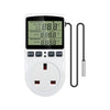 Termostato digital inteligente Cuenta regresiva Interruptor de control de temperatura Controlador de temperatura de sincronización del zócalo (Reino Unido)