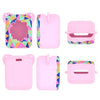 Para Bitzee Magicals Cubierta protectora de silicona para máquina de juegos electrónica digital para mascotas (rosa)