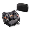 Cwatcun D123 Paquete de almacenamiento de fotografía multifuncional mediano Bolsa digital para cámara de datos (Negro)