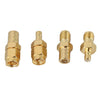 Adaptador 4 en 1 SMA-SMB RF, adaptador de alta frecuencia chapado en oro de cobre