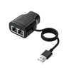 Red 1 en 2 Sharer RJ45 1 a 2 Divisor de red