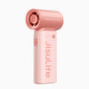 JisuLife - Ventilador portátil pequeño de mano de alta velocidad, miniventilador eléctrico de escritorio recargable por USB, capacidad de batería: 5000 mAh (rosa)
