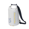 Bolsa impermeable para rafting Naturehike, bolsa de hombro separada para artículos secos y húmedos, mochila para natación al aire libre, color: blanco de 15 l