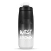 Botella de agua para bicicleta WEST BIKING de 750 ml, portátil, para exteriores, para ciclismo, color: negro, gris degradado