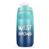 Botella de agua para bicicleta WEST BIKING de 620 ml, portátil, para exteriores, color azul degradado