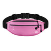 Riñonera portátil para deportes al aire libre OUDU, para hombre y mujer, impermeable, para teléfono móvil (rosa)