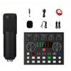 Mezclador de audio V8S Cambiador de voz en vivo Tarjeta de sonido externa Color: Conjunto de triángulos negros