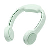 JisuLife FA31 - Miniventilador colgante para el cuello, recargable por USB, sin aspas, para exteriores, con gran potencia eólica (verde menta)