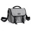 Baona BN-H017 Bolsa de almacenamiento para cámara SLR/micro con una sola bandolera, color: M gris