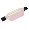 Riñonera invisible impermeable para teléfono móvil OUDU para deportes al aire libre (rosa claro)