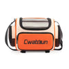 Bolso bandolera Cwatcun D121 para cámara, colorido, de gran capacidad, resistente al agua, para fotografía digital, color: pequeño, naranja y rojo