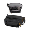 Cwatcun D133 - Bolso de pecho para cámara, multifuncional, de mano, con bandolera oblicua, para uso informal, color negro pequeño