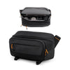 Cwatcun D133 - Bolso de pecho para cámara, multifuncional, de mano, cruzado, informal, color negro grande