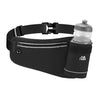 OUDU - Riñonera para deportes al aire libre con botella de agua, multifuncional, para correr y hacer ejercicio, estilo: sin botella (negro)