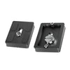 BEXIN PU-50C para cámara SLR tipo Arca Placa de liberación rápida de PU Placa de liberación rápida con cabezal esférico CNC de aleación de aluminio