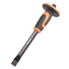 Cincel de acero forjado de grado industrial con tapa superior grande y varilla hexagonal forjada de 290 mm mejorada de MYTEC