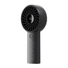 Ventilador portátil pequeño recargable JisuLife Life4, capacidad de batería: 5000 mAh, color negro
