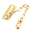 Cadena de seguridad para puerta, cerradura antirrobo para puerta de casa, cerradura de cadena para ventana, estilo: redonda dorada