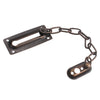 Cadena de seguridad para puerta, cerradura antirrobo para puerta de casa, cerradura de cadena para ventana, estilo: redonda, bronce