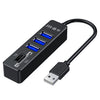 Estación de acoplamiento 5 en 1 JINGHUA Z30 para computadora portátil, concentrador USB 2.0 (negro)
