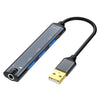 JINGHUA N800 Unidad de tarjeta de sonido gratuita para computadora con estación de acoplamiento con interfaz de audio, interfaz: USB