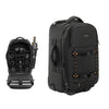 Cwatcun D136 Generation 1 - Bolso de hombro con ruedas para cámara de gran capacidad, estuche de almacenamiento para fotografía al aire libre (negro)