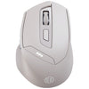 Ratón inalámbrico para juegos de oficina Inphic DR6 2.4G + Bluetooth 5.0/4.0 con carga trimodo y silencioso (albaricoque blanco)