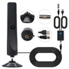 Antena de TV digital para interiores 4K 1080P para canales locales, alcance de 50 millas con amplificador de señal