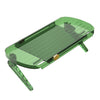 Estante de almacenamiento ajustable sin perforaciones para decodificador de TV, soporte para pantalla de computadora, colgador de enrutador (verde)