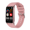 Pulsera deportiva inteligente y saludable con control del ritmo cardíaco, del oxígeno y de la temperatura, no invasiva, con control del azúcar en sangre, de los lípidos en sangre y del ácido úrico (rosa)