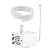 Bomba dispensadora de agua para mascotas con USB Innovator Group, 5 V, silenciosa, microbomba de agua CC sin escobillas, drenaje automático + tubería de 2 m