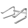 Soporte para computadora portátil de aleación de aluminio con disipación de calor mejorada (plateado)
